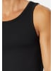 UNCOVER BY SCHIESSER Unterhemd / Tanktop Basic in Schwarz / Weiß