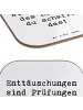 Mr. & Mrs. Panda weinuntersetzer Spruch Mit Enttäuschungen umgeh... in Weiß