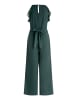 Vera Mont Jumpsuit mit Volant in Dusty Slate