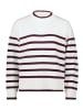 BETTY & CO Pullover in ecru aubergine - 0001