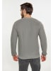 DreiMaster Maritim Herren Cardigan in Grau Melange