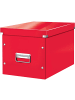 Leitz Archivbox Click & Store Cube L Hartpappe rot