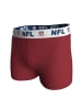 NFL Boxershort 6er Pack in Schwarz/RotMix