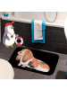 Mr. & Mrs. Panda Badezimmerteppich Hund Basset Hound ohne Spruch in Schwarz