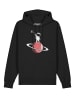 wat? Apparel Sweatshirt Astronaut says Hi in Schwarz