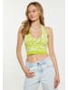 myMo Damen Cropp-Top in WOLLWEISS LIMETTE