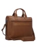 Greenburry Fiorentina Aktentasche Leder 41 cm Laptopfach tan