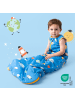Schlummersack Babyschlafsack, 1.0 TOG in Blau-Gelb