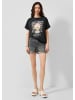 QS T-Shirt  in  99D0_schwarz