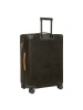 BRIC`s Life 4 Rollen Trolley M 71 cm mit Dehnfalte in olive