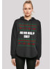 F4NT4STIC Oversized Hoodie Ho Ho Holy in schwarz
