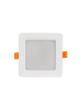 LED Line Downlight Einbau/Aufputz 120mm Deckenleuchte 9 Watt 830lm (4000K neutr in Weiß