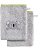 Erwin Müller Frottier Kinder-Waschhandschuh 2er-Pack Koala in grau