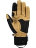 Reusch Fingerhandschuhe Fingerhandschuhe Lleon R-TEX® XT Touchscreen kompatibel warm, wasserdicht und atmungsaktiv in 7490 black / camel
