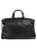 Bodenschatz Reisetasche echt Leder in schwarz