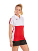 erima Damen Six Wings Poloshirt in rot/weiss