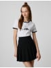 KOTON T-shirt in Grauweiß