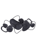 Beliani Wandobjekt COBALT in Braun/Gold/Kupfer - (W) 88 x (H) 50 x (L) 6 cm Horizontal