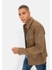 Camel Active Leder Blouson mit Liegekragen in Braun