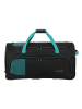 travelite Basics 2 Rollen Reisetasche 71 cm in schwarz-petrol