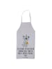 Mr. & Mrs. Panda Schürze Koala Geschenk mit Spruch in Grau Pastell