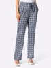WITT WEIDEN Jersey-Hose in marine-getupft