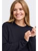 Pulz Strickpullover PZSADIE Oversize fit in Dark Sapphire Melange