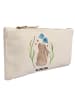 Mr. & Mrs. Panda Schminktasche Hase Blume ohne Spruch in Weiß