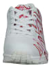 Skechers Sneaker in Weiß/Rot