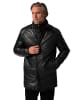Boston Park Lederjacke in schwarz