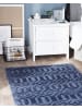 Beliani Kurzflor ADATEPE in Blau - (W) 80 x (H) 1 x (L) 150 cm