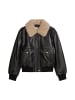 Marc O'Polo DENIM Lederjacke im Aviator-Stil regular in Schwarz