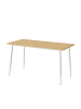 VASAGLE Esstisch Island in Eichegelb - (B)140 x (H)75 x (T)75 cm