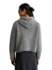 Marc O'Polo DENIM Strick-Hoodie oversize in Dark Shadow Melange