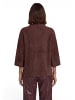 Zero  Sweatshirt mit 3/4 Arm in Black/Brown