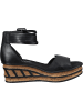 rieker Klassische Sandaletten in schwarz