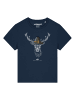 wat? Apparel T-Shirt [#afts] Hirsch in Dunkelblau