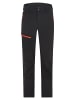 Ziener Softshell-Tourenhose NARAK in black.new red