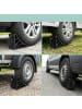 relaxdays 4 x Unterlegkeil in Schwarz - (B)18 x (H)10 x (T)9 cm