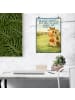 Mr. & Mrs. Panda Plakat Kuh  Pommes Design mit Spruch in Weiß