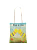 Mr. & Mrs. Panda Tasche Biene Liebe Design mit Spruch in Weiß