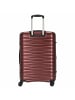 Roncato Wave - 4-Rollen-Trolley M 65 cm erw. in rosso scuro