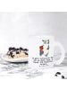 Mr. & Mrs. Panda Teetasse Panda Basketball mit Spruch in Transparent