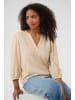 Kaffe Langarm-Bluse KAannika Regular fit in Feather Gray