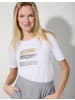 More & More Kurzarmshirt in white