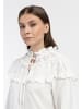 DreiMaster Damen Bluse in Wollweiss