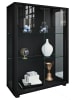 VCM  Glas Stand Vitrine Sammelvitrine Sintalo in Schwarz