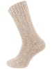 Cotton Prime® Norweger Strick-Socken 2 Paar, Unisex in beige