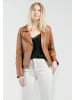 CBL Damen Lederjacke in cognac braun