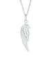 KUZZOI Halskette 925 Sterling Silber Flügel in Silber